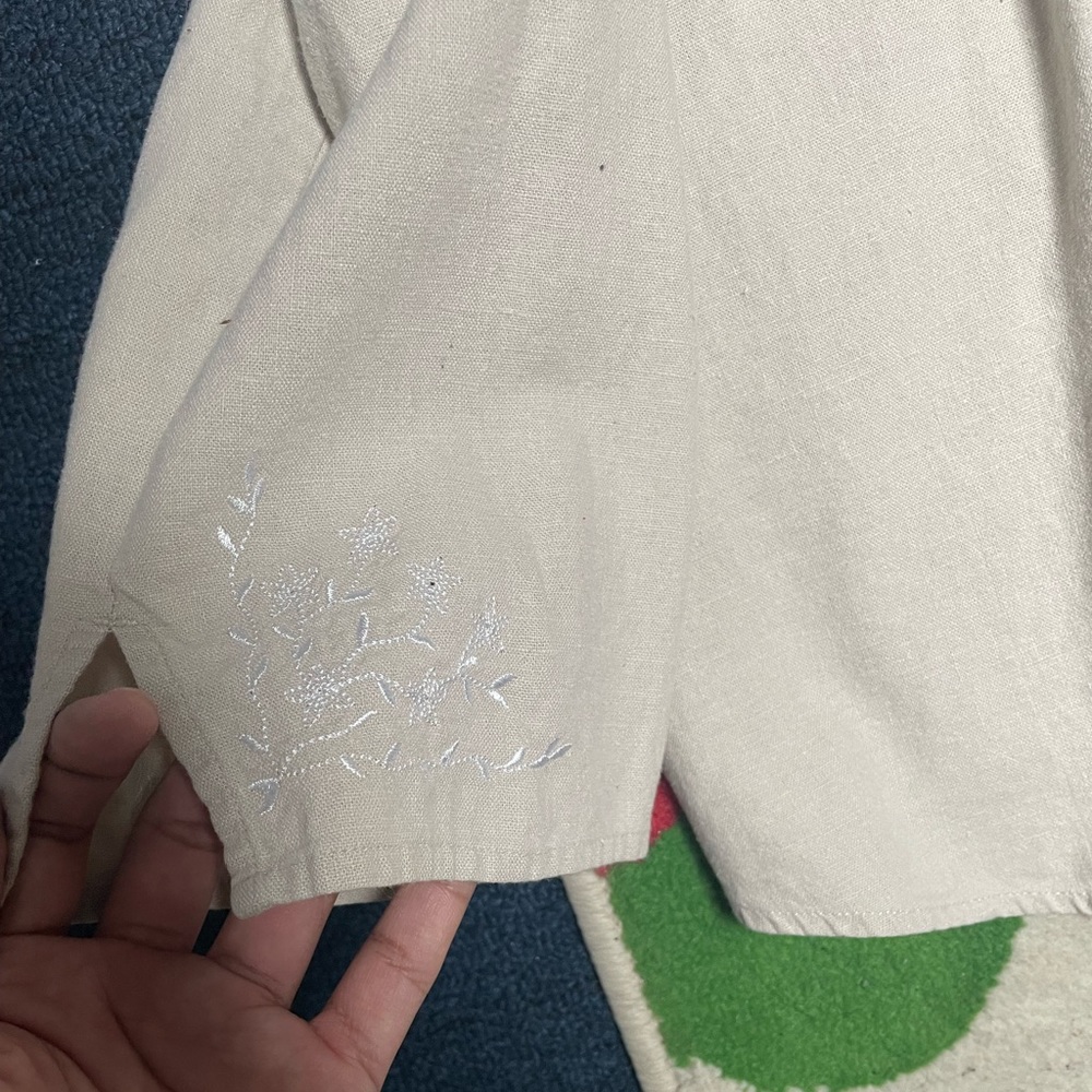 Cream tan shirt